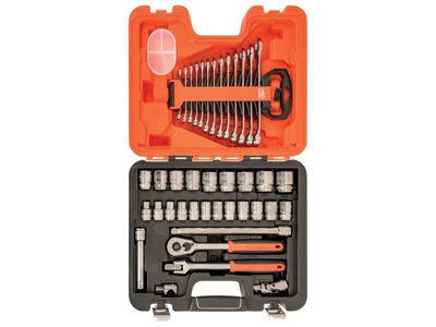 Bahco BAHS400 Socket and Spanner Set of 40 Pieces Metric 1/2in Drive S400