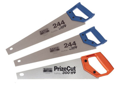 Bahco BAHWC24420TB Triple Saw Pack 2x BAH24422 550mm 7tpi + BAH30014 350mm 15tpi