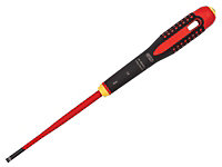 Bahco BE-8040SL ERGO Slim VDE Insulated Slotted Screwdriver 4.0 x 100mm BAHBE8040SL