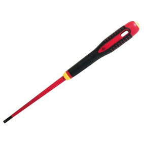 Bahco BE-8220SL ERGO Slim VDE Insulated Slotted Screwdriver 3.0 x 100mm BAHBE8220SL