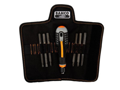 Bahco BE-8571 ERGO Screwdriver Interchangeable Blade Set 7 Piece BAHBE8571