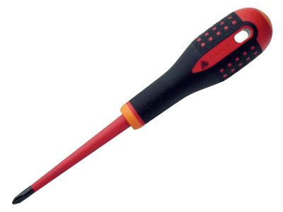 Bahco BE-8620SL ERGO Slim VDE Insulated Phillips Screwdriver PH2 x 100mm BAHBE8620SL