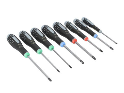 Bahco BE-9872 BE-9872 ERGO Screwdriver Set 8 Piece BAH9872
