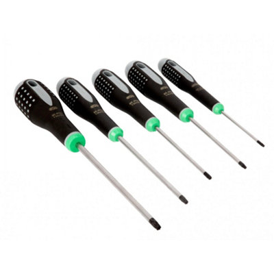 Bahco Be-9885 Ergo Screwdriver Set, 5 Piece Multi Colour (One Size)
