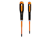 Bahco BE-9890SL Insulated ERGO SLIM Combi Screwdriver Twin Pack BAH9890SL