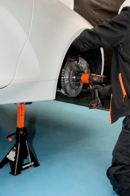 Bahco BH33000 Axle Stands with click positioning system - PAIR - BAHBH33000