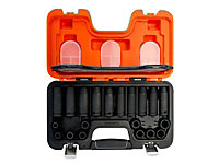 Bahco D-DD/S20 D-DD/S20 Mixed Impact Socket Set of 20 Metric 1/2in BAHDDS20