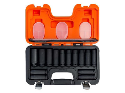 Bahco DD/S14 DD/S14 Deep Impact Socket 14 Piece Set 1/2in Square Drive BAHDDS14