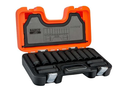 Bahco DD/S14 DD/S14 Deep Impact Socket 14 Piece Set 1/2in Square Drive BAHDDS14