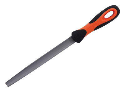 Bahco Ergonomic Half-Round Cut File 200mm for Precision Deburring