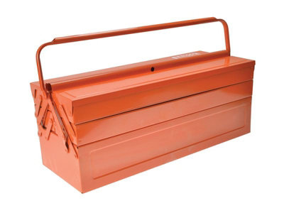 Bahco Metal Cantilever Toolbox Orange 3149-OR 20" 500mm BAH31490R