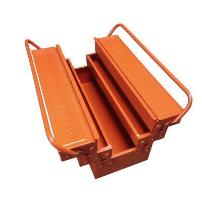 Bahco Metal Cantilever Toolbox Orange 3149-OR 20" 500mm BAH31490R