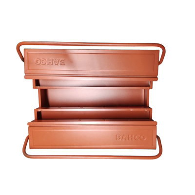 Bahco Metal Cantilever Toolbox Orange 3149-OR 20" 500mm BAH31490R - 5