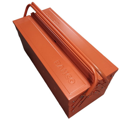 Bahco Metal Cantilever Toolbox Orange 3149-OR 22" 550mm BAH31490R - 3