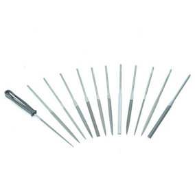 Bahco - Needle Set of 12 Cut 2 Smooth 2-472-16-2-0 160mm (6.2in)