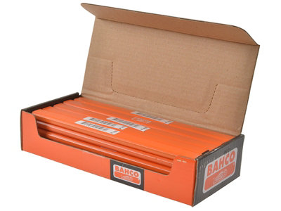 Bahco P-HB HB Grade Carpenters Pencils 25 Pack Orange High Grade