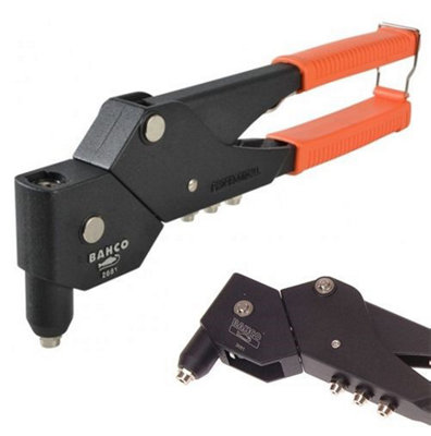 BAHCO RIVET GUN SWIVEL HEAD 360 HAND POP BLIND BIG RIVETER 2.4 3.2 4. 4 ...