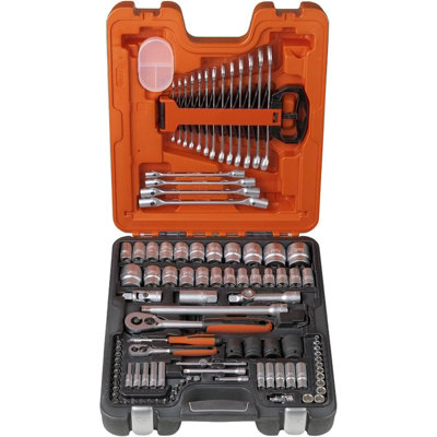Bahco S106 106 Piece Ratchet Socket Spanner Set 1/4" 1/2" Drive XMS21SOC106