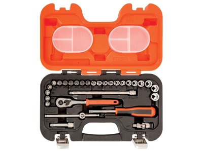 Bahco S290 S290 Socket Set of 29 Metric 1/4in Drive BAHS290