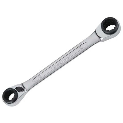 Bahco S4RM-16-19 Reversible 4-in-1 Ratchet Spanners 16mm / 17mm / 18mm / 19mm