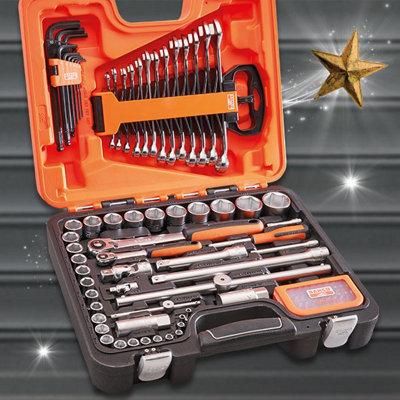 Bahco S95 Piece 1/4in and 1/2in Square Drive Socket Mechanics Set BAHS95 - 3