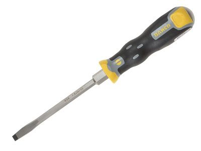 Bahco - Tekno+ Through Shank Screwdriver Flared Slotted Tip 6.5mm x 125mm