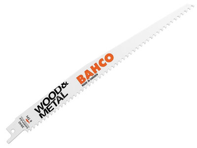 Bahco - Wood & Metal Bi-Metal Reciprocating Blade 228mm 6 TPI (Pack 5)