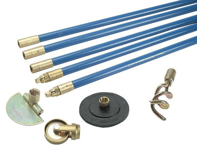 Bailey 1324 Lockfast Drain Rod Set - 4 Essential Tools for Efficient Drain Cleaning