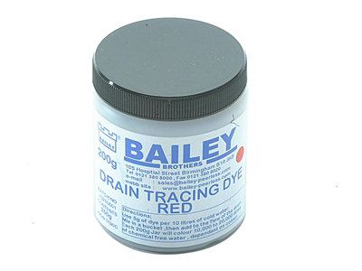 Bailey 3590 3590 Drain Tracing Dye - Red BAI3590