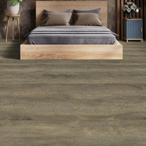 Baked Cedar Natural Wood Effect 183mm x 1220mm Uniclic SPC Flooring Planks (Pack of 10 w/ Coverage of 2.232m2)