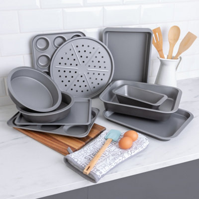 Baker & Salt Classic Non-Stick 10 Piece Medium Family Bakeware Set