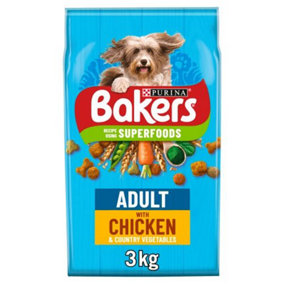 Bakers Adult Rich In Chicken With Country Veg 3kg