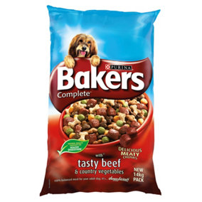 Bakers Complete Adult Beef & Veg Dog Food 14kg