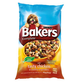 Bakers Complete Adult Chicken & Vegetables Dog Food 14kg