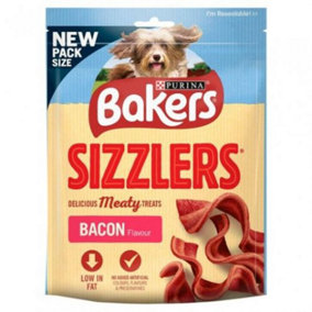 Bakers Dog Treat Bacon Sizzlers 90g (Pack of 6)