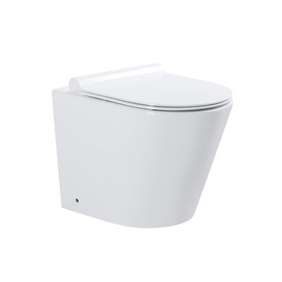 Baku Back to Wall Rimless Toilet | DIY at B&Q