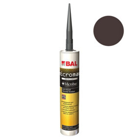 BAL Micromax Sealant, Dovetail Grey Anti-mould Silicone, 310ml