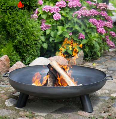 Bali Fire Bowl - Steel - L100 x W100 x H30 cm - Black