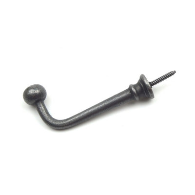 Ball End Screw In Coat Hook  - Pack of 4 Hooks - 4
