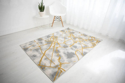 Balletto Rug 19NA Beige/Ochre Home Décor