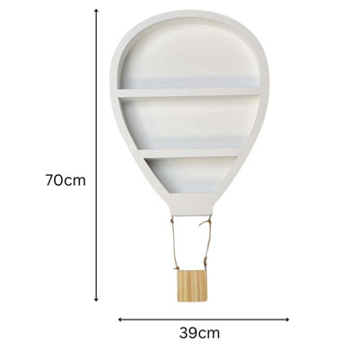 Balloon Wall Shelf with LED Lights