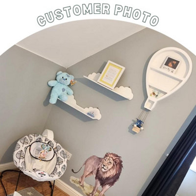 Balloon Wall Shelf with LED Lights - 3