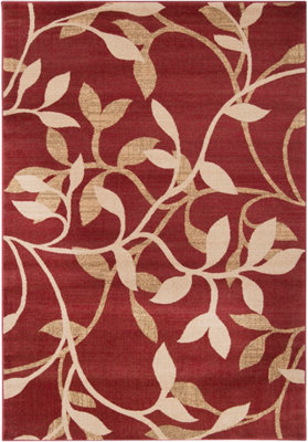 BALSAM Scandi Traditional Boho Tan Area Rug 160 x 230 cm