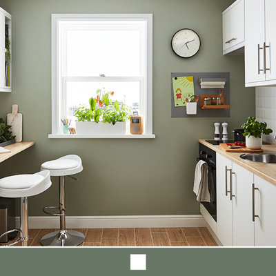 Explore the Balsamita White kitchen. Balsamita is a matt slab style, available in 2 colours. Balsamita is part of the Essential Collection.