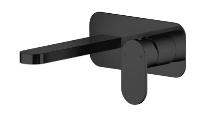 Balterley Enville Round Wall Mounted 2 Tap Hole Basin Mixer Tap with ...