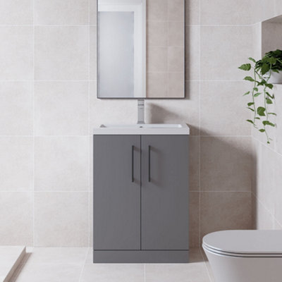 Balterley Level Compact Bathroom Cloakroom Vanity Basin Unit with ...