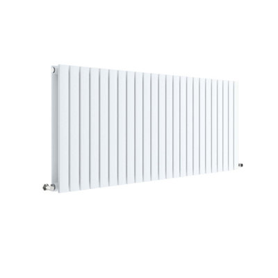 Balterley Lucia Square Horizontal Double Panel Radiator, 600mm x 1398mm ...