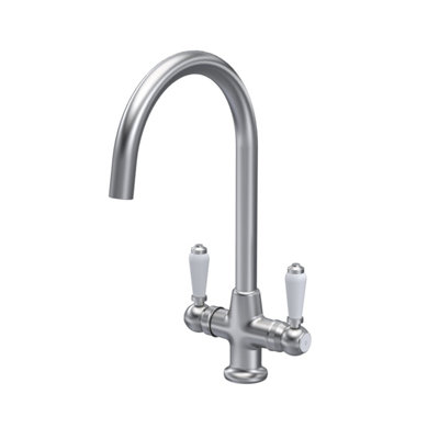 Balterley Traditional Kitchen Sink Mono Mixer Tap - Brushed Nickel ...