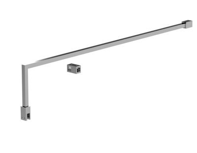 Balterley Wetroom Accessories Screen Support Bar Kit - Chrome