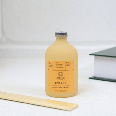 Baltus Reed Diffuser 100ml Apothecary Fragrance ENERGY Blood Orange ...